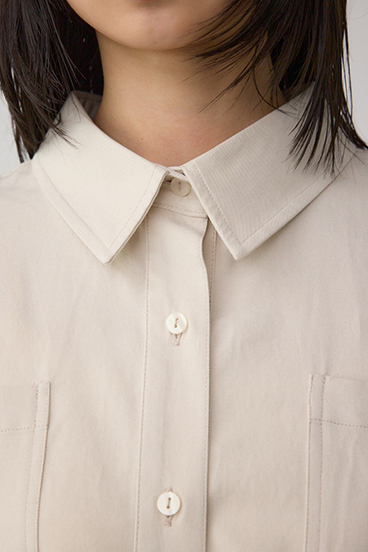 ラウンドヘムルーズシャツ 詳細画像