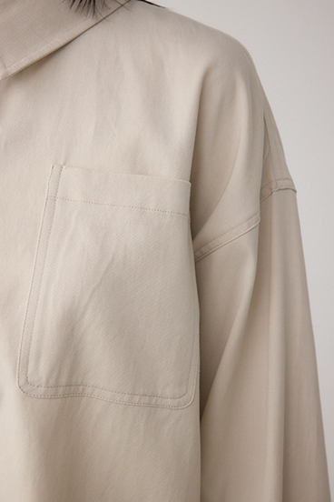 ラウンドヘムルーズシャツ 詳細画像