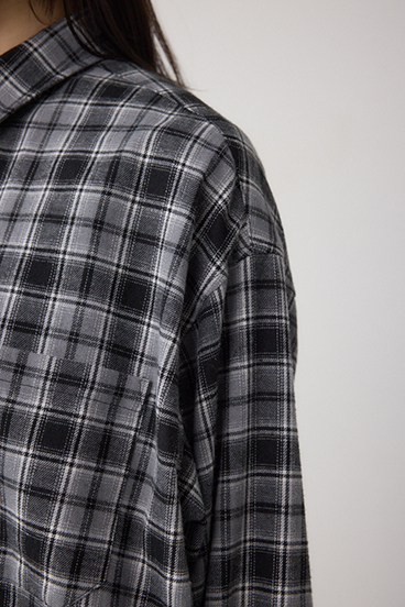 【着丈バリエ】アソートフリンジチェックシャツ 詳細画像