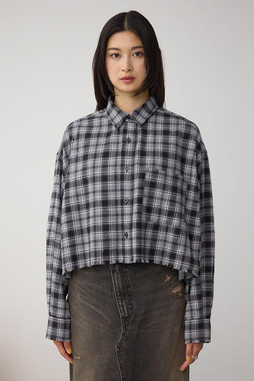 【着丈バリエ】アソートフリンジチェックシャツ 詳細画像