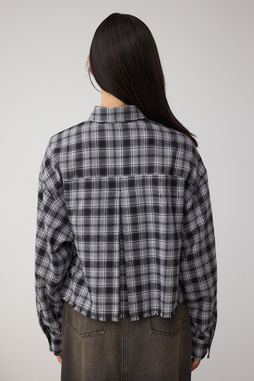 【着丈バリエ】アソートフリンジチェックシャツ 詳細画像