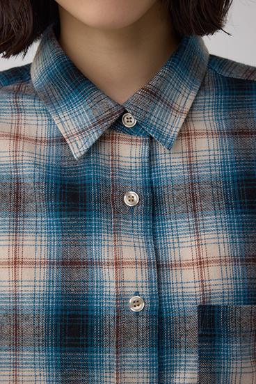 【着丈バリエ】アソートフリンジチェックシャツ 詳細画像