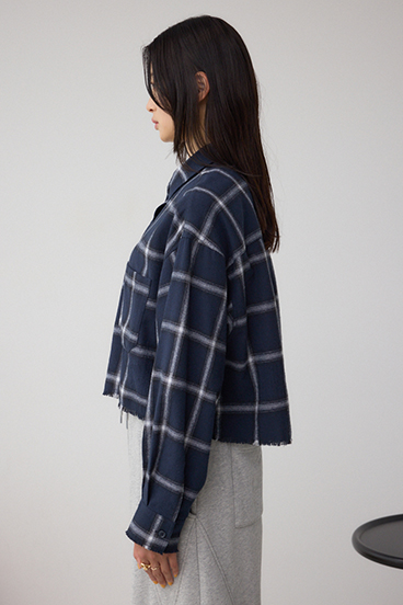 【着丈バリエ】アソートフリンジチェックシャツ 詳細画像