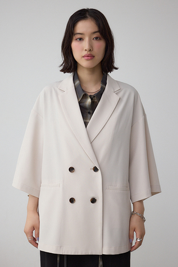 C/T冷感 半袖ルーズシャツジャケット 詳細画像