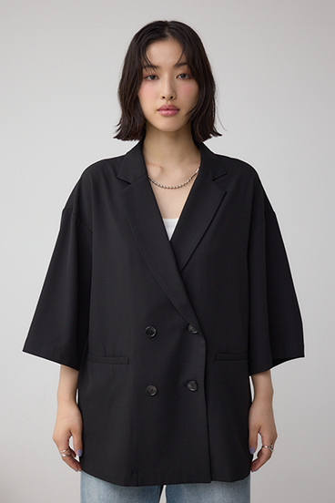 C/T冷感 半袖ルーズシャツジャケット 詳細画像