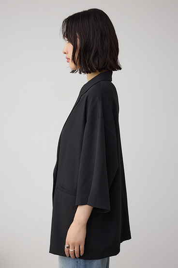 C/T冷感 半袖ルーズシャツジャケット 詳細画像