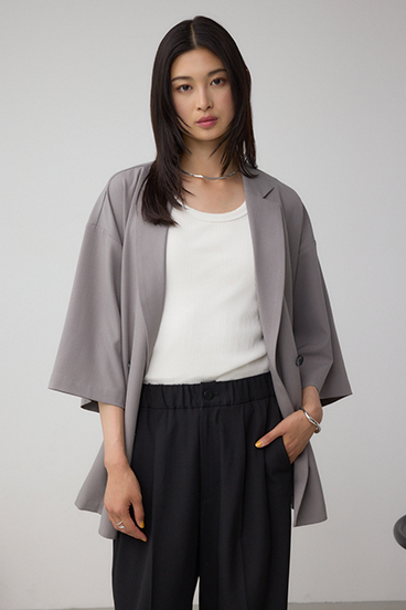 C/T冷感 半袖ルーズシャツジャケット 詳細画像