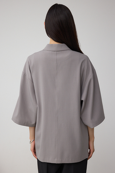 C/T冷感 半袖ルーズシャツジャケット 詳細画像