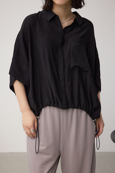 C/T冷感 裾ドロストドルマンルーズシャツ