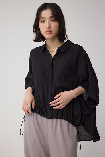 C/T冷感 裾ドロストドルマンルーズシャツ 詳細画像