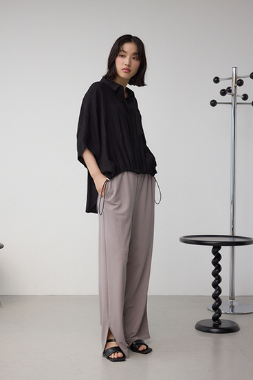 C/T冷感 裾ドロストドルマンルーズシャツ 詳細画像