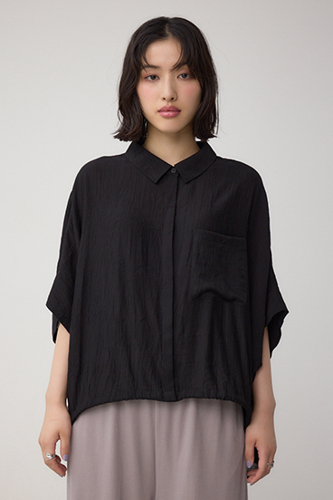 C/T冷感 裾ドロストドルマンルーズシャツ 詳細画像