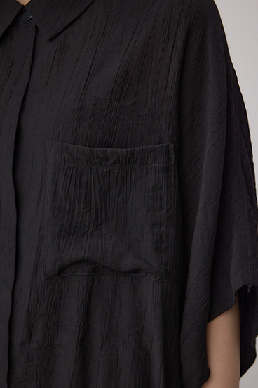 C/T冷感 裾ドロストドルマンルーズシャツ 詳細画像