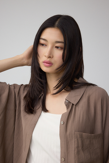 C/T冷感 裾ドロストドルマンルーズシャツ