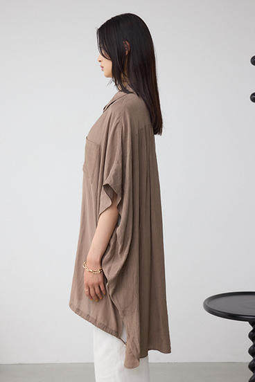 C/T冷感 裾ドロストドルマンルーズシャツ 詳細画像