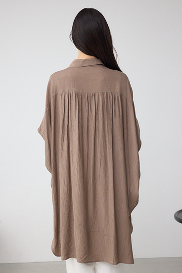 C/T冷感 裾ドロストドルマンルーズシャツ 詳細画像