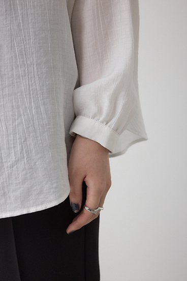 フード付きボタンシャツ 詳細画像