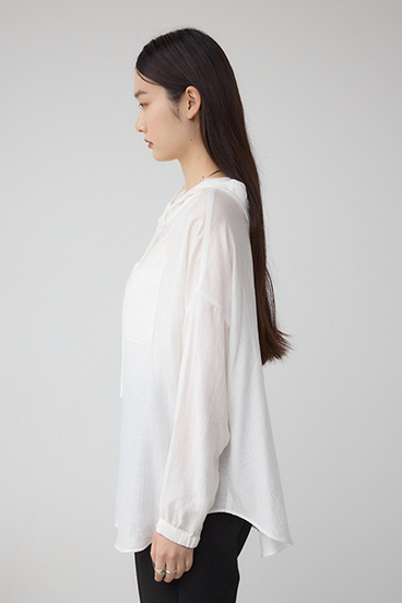 フード付きボタンシャツ 詳細画像