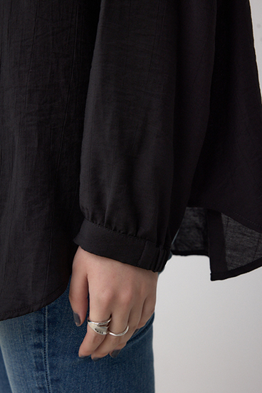 フード付きボタンシャツ 詳細画像