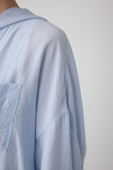 フード付きボタンシャツ 詳細画像