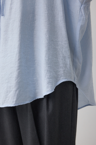 フード付きボタンシャツ 詳細画像