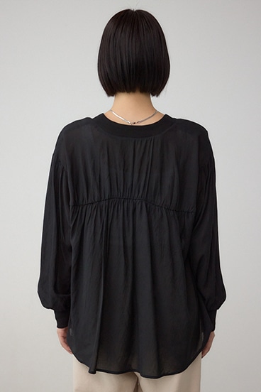 リブ付きシャツカーディガン 詳細画像