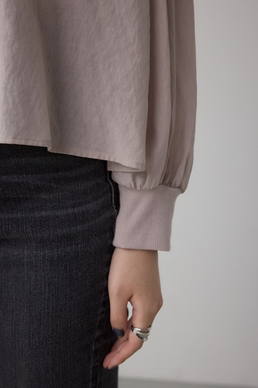 リブ付きシャツカーディガン 詳細画像