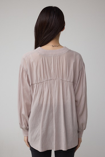 リブ付きシャツカーディガン 詳細画像