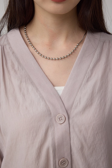 リブ付きシャツカーディガン 詳細画像