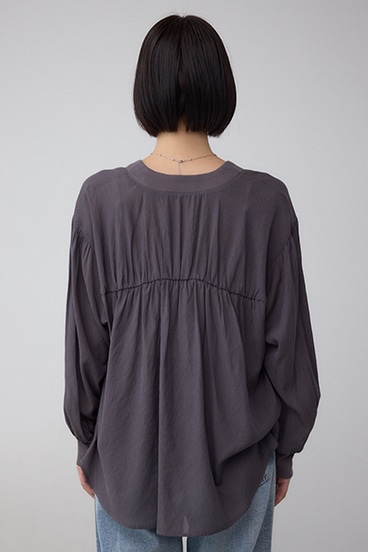 リブ付きシャツカーディガン 詳細画像