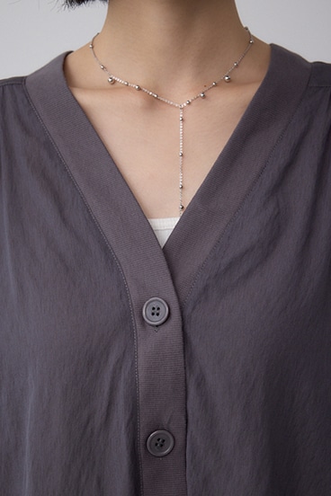 リブ付きシャツカーディガン 詳細画像