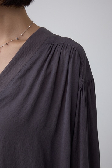 リブ付きシャツカーディガン 詳細画像