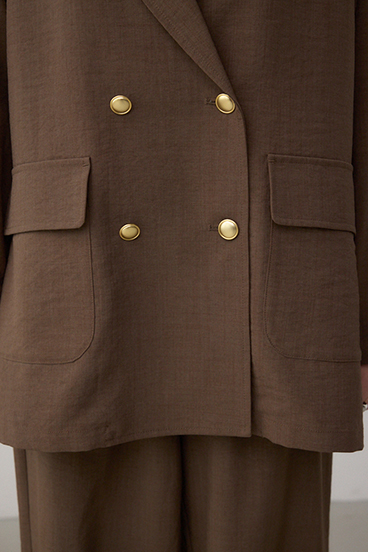 サイドスリットダブルジャケット 詳細画像