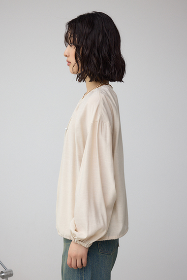 ノーカラーシアーブルゾン 詳細画像