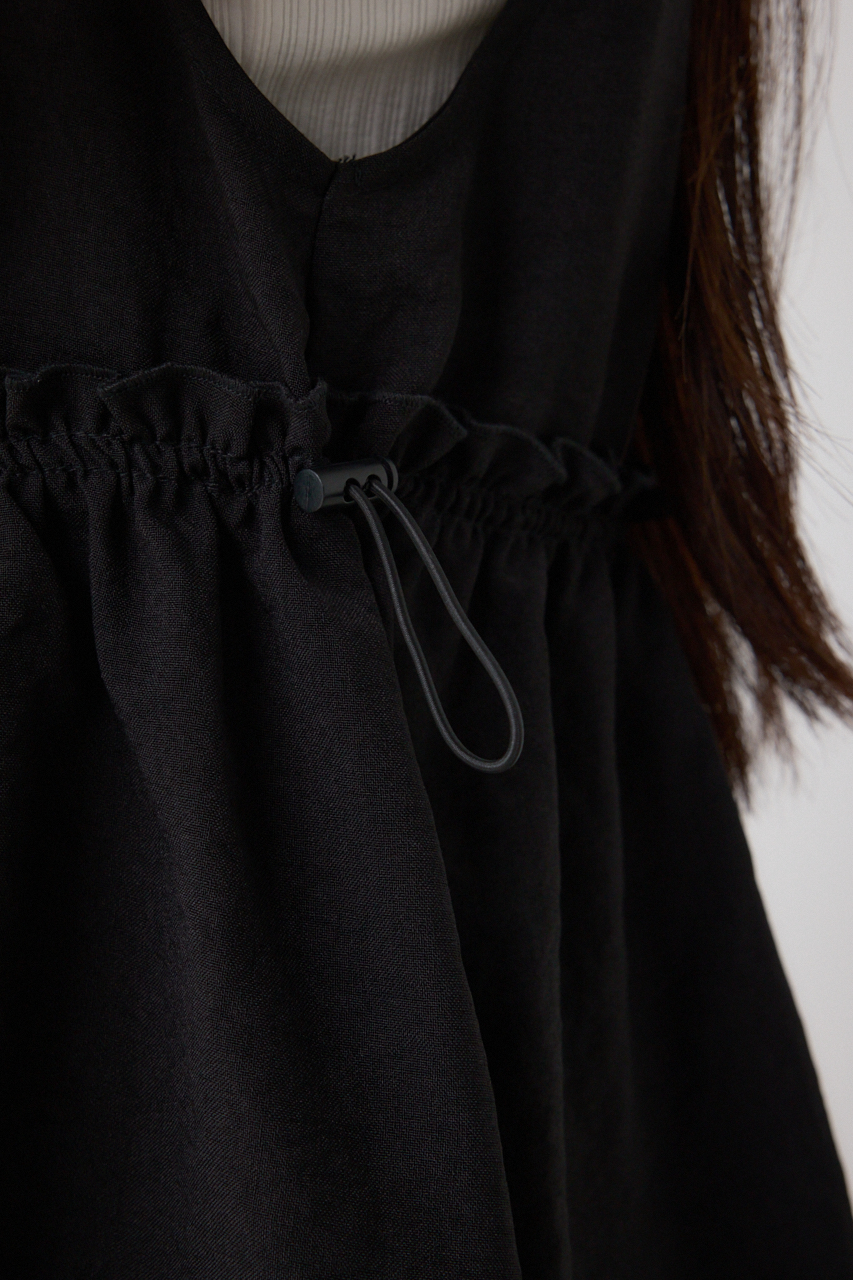 新品未使用AZUL moussy ビスチェ　ジップペプラムサイドドロストベスト AZUL BY MOUSSY | ジップペプラムサイドドロストベスト (ベスト