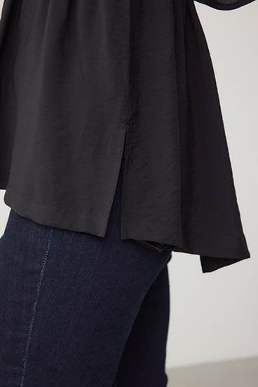 ラッフルペプラムブラウス 詳細画像