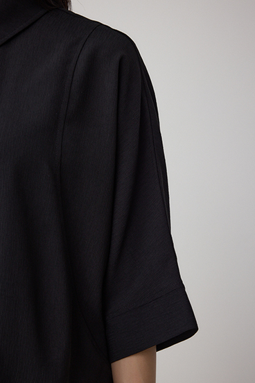 楊柳タックヘムコクーンシャツ 詳細画像