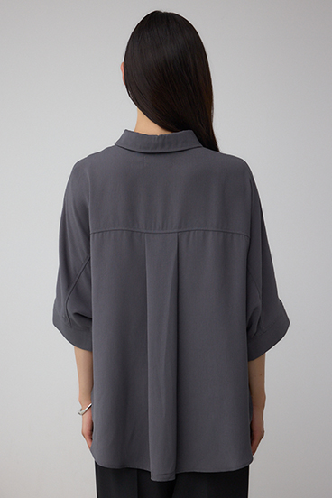 楊柳タックヘムコクーンシャツ 詳細画像