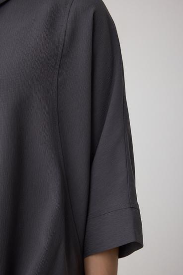 楊柳タックヘムコクーンシャツ 詳細画像