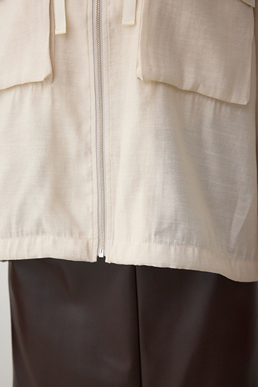 ビッグポケットフーディショートブルゾン 詳細画像