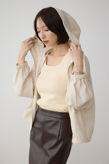 ビッグポケットフーディショートブルゾン 詳細画像