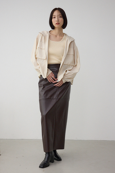 ビッグポケットフーディショートブルゾン 詳細画像