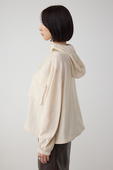 ビッグポケットフーディショートブルゾン 詳細画像