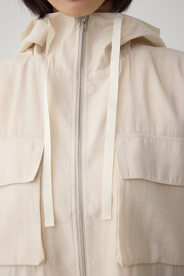 ビッグポケットフーディショートブルゾン 詳細画像