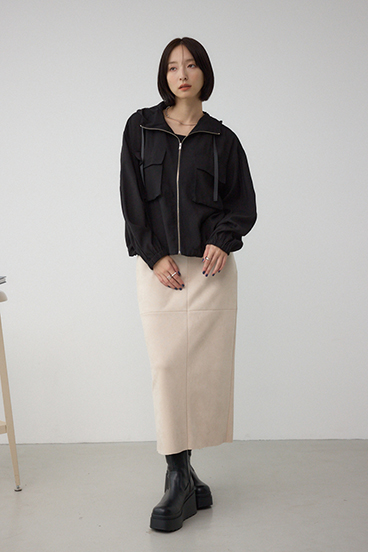 フル ビッグポケットフーディショートブルゾン｜WOMEN｜250IAB30-3171