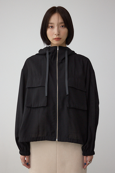 ビッグポケットフーディショートブルゾン 詳細画像