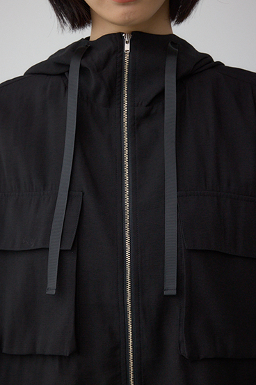 ビッグポケットフーディショートブルゾン 詳細画像