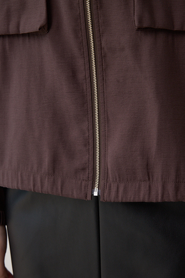 ビッグポケットフーディショートブルゾン 詳細画像