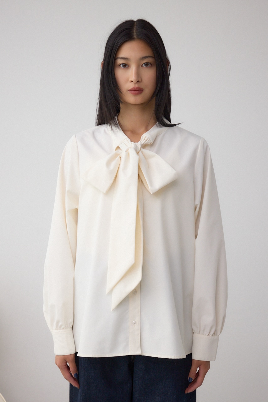 ボウタイリボンブラウス 詳細画像