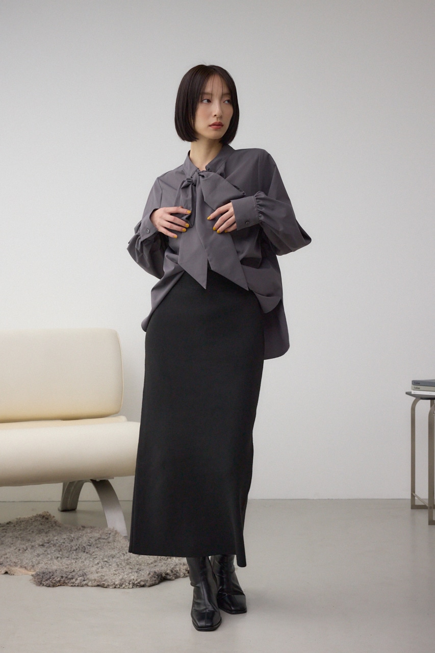 ボウタイリボンブラウス 詳細画像